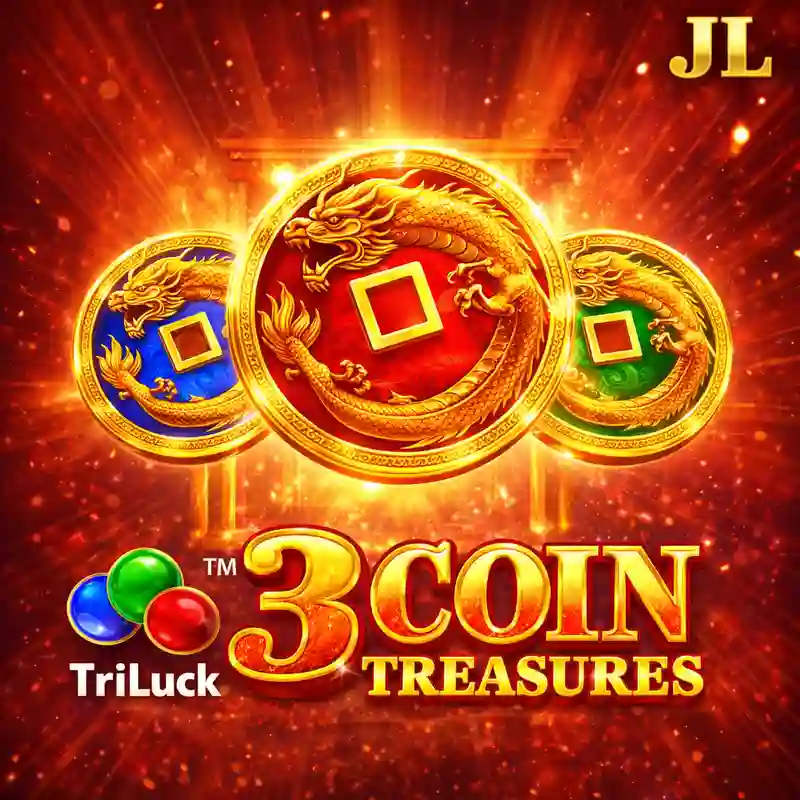 3 Coin Treasures Slot Game by Queen Casino