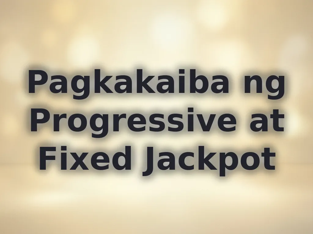 Jackpot Types